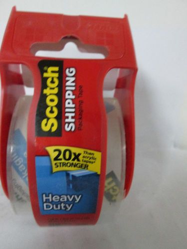 3m 143 2&#034; Tan Scotch Packaging Tape With Sure Start Dispenser (Pack of 2)