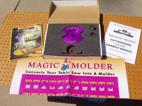 MAGIC MOLDER CUTTERHEAD 5/8 BORE TABLE SAW MM-2 LRH SALESMAN SAMPLE FAIR COND