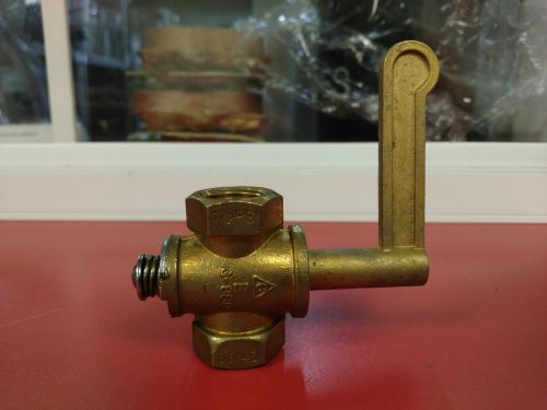 Shut off valve 3/8&#034; x 3/8&#034; (brass) #1245 for sale