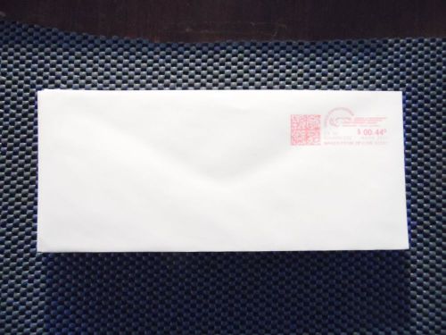 LOT OF 150 9.5&#034;X4&#034; WHITE ENVELOPES WITH .44 PRE PAID POSTAGE STAMPED ON