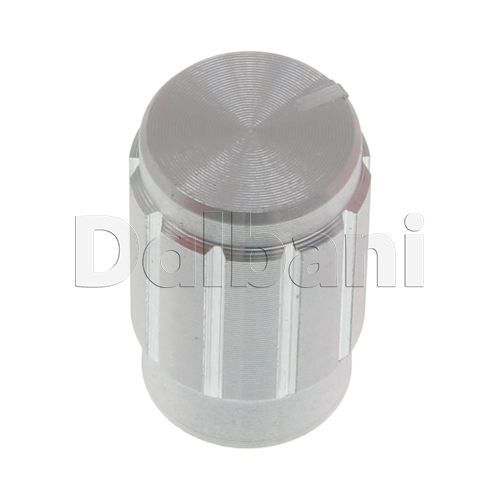 20-05-0020 New Push-On Mixer Knob Silver Chrome 6 mm Metal Cylinder