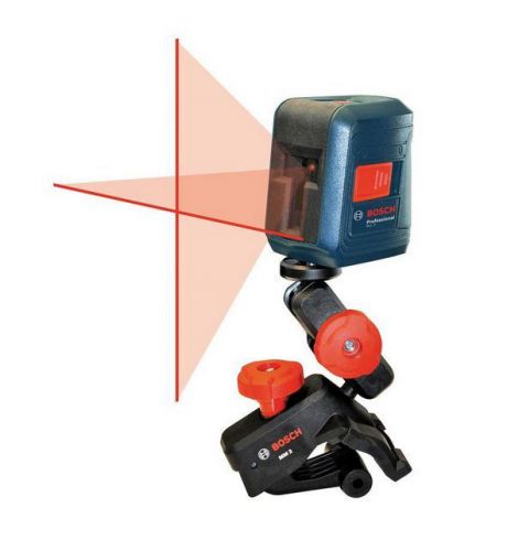 Bosch Laser Level Self-Leveling Cross-Line with Clamping Mount GLL2 Professional