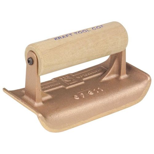 Kraft Tools 6&#034;x2-3/4&#034; 1/4&#034; R Bronze Edger w/Wood Handle CF311