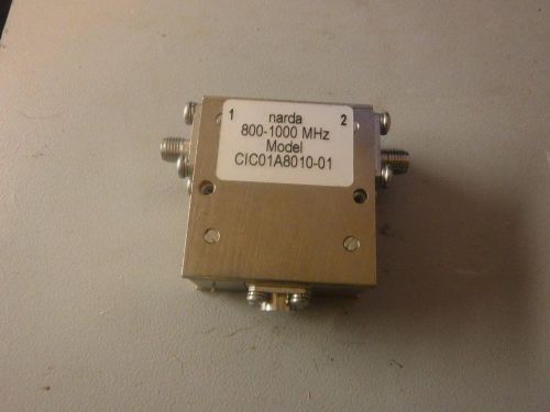 Narda/NOVA Isolator CIC01A8010-01  0.8-1GHz