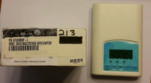 Last 1 :Johnson Controls thermostat KT600MSP-3  NEW 2H / 2C Multistage w/ Switch