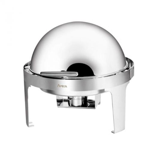 Atosa at51363 economic round chafing dish round roll-top 180° lid opening for sale