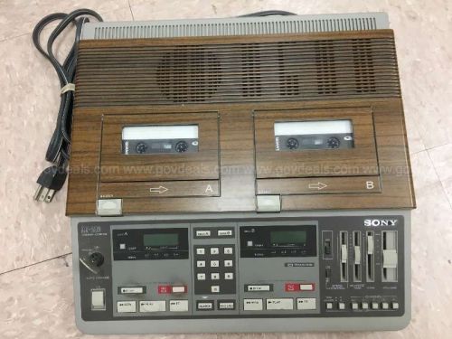 Sony bm-246 confercorder dual tape deck court recorder transcriber dictation for sale