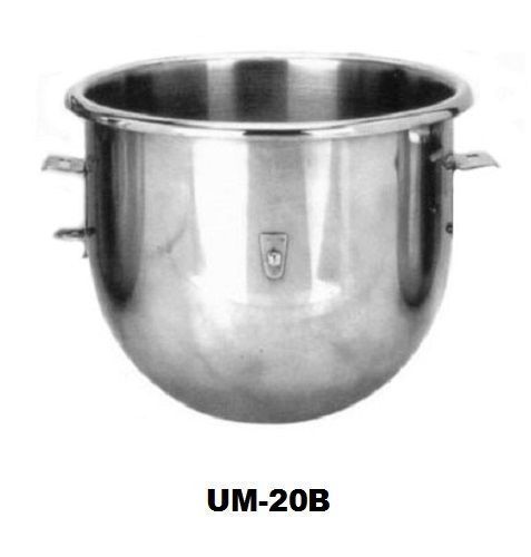 Uniworld Hobart-Type 20 Qt. Stainless Steel Mixer Bowl Assembly UM-20B