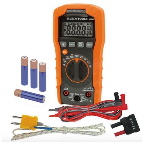 Klein tools digital auto range multimeter electrical voltage test meter tester for sale
