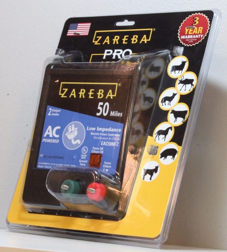 NEW  Zareba Pro Series 50 Mile Electric Fence Controller EAC50M-Z