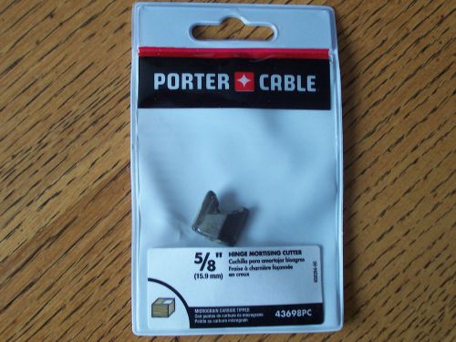 FREE SHIPPING- PORTER- CABLE 5/8&#034; HINGE MORTISING CUTTER NEW IN PACKAGE