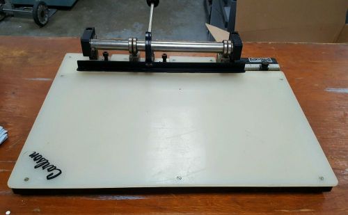 PRINTING PLATE PUNCH-CARLSON MODEL CC- 2-9 register punch