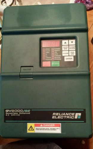 Reliance electric 20 hp 20v4160 gv3000/se variable frequency drive/ac drive for sale