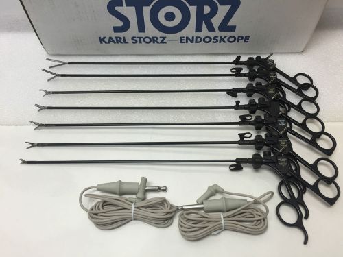11pcs Set - Storz CLICKLINE® Rotating laparoscopic Instruments electrosurgical