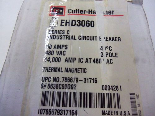 CUTLER-HAMMER CIRCUIT BREAKER EHD3060 *NEW IN BOX*