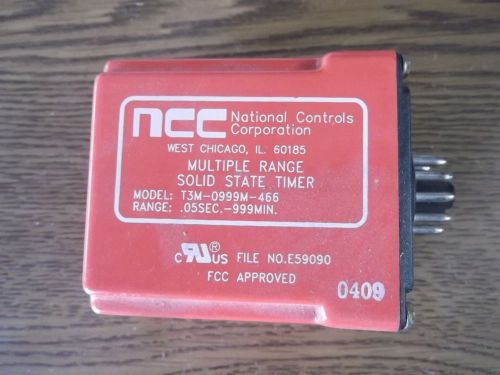 National Controls Corporation (Solid State Timer) Model T3M-0999M-466