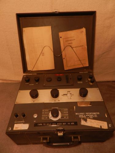 Vintage Leeds &amp; Northrup 8686 Millivolt Potentiometer