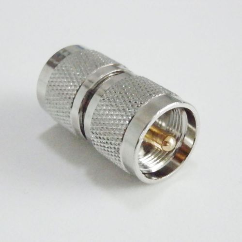 HOTNew UHF PL259 male to UHF PL-259 male plug RF coaxial adapter cable connector