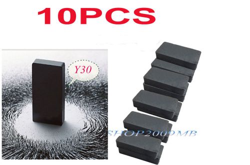 10pcs Strong Block Cuboid Rare Earth Permanent Ferrites Magnets  47x22x10MM