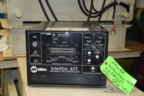 Miller intellitig 40t precision tig controller for sale