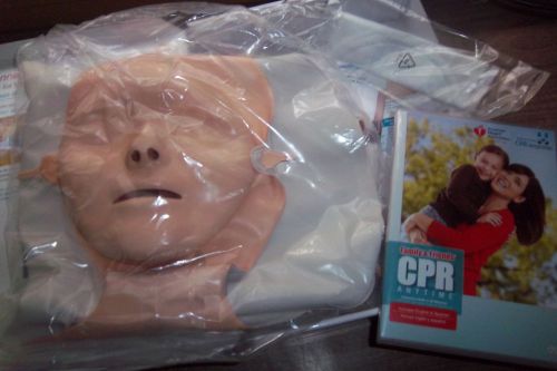New CPR Family Friends Anytime Manikn Mannequin DVD English Spanish Kit