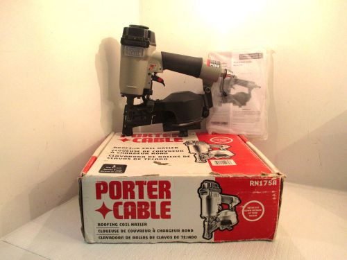 PORTER CABLE RN175A Pneumatic Air 7/8&#034; to 1-3/4&#034; Coil Roofing Nailer