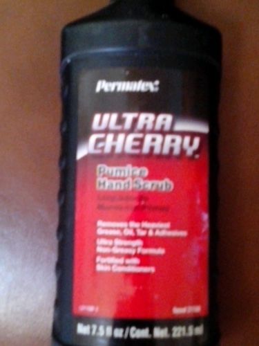 Permatex ULTRA CHERRY Pumice Hand Cleaner /Scrub, Lotion 7.5 oz ,Item 21108 .
