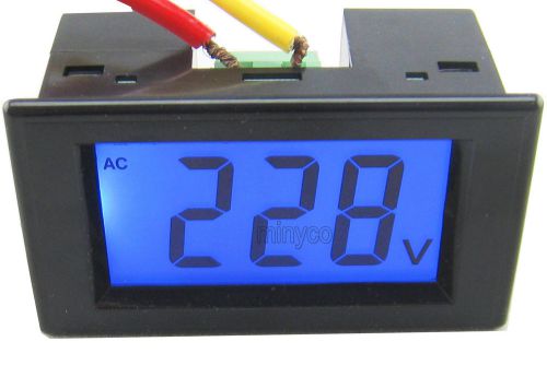 AC 80-500V LCD digital voltmeter volt panel meter voltage gauge 110V 220V 380V