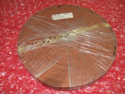 50 foot roll leather belting, 1&#034; x 1/8&#034; chestnut color, craft, machine, art