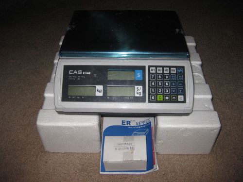 60 LB x 0.02 LB Cas S2000JR NTEP Price Computing Retail Scale With LCD ERPlus