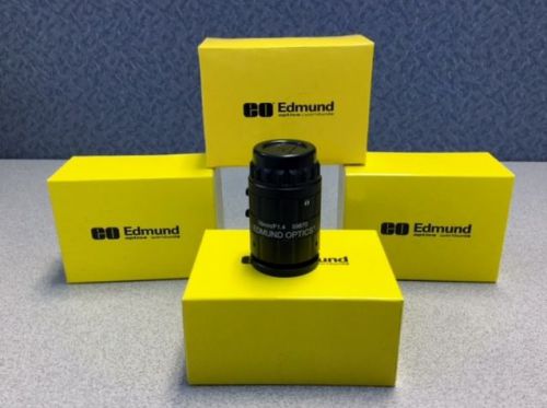 Edmund Optics (Quantity 4 New) 59870 16mm/F1.4 Compact Fixed Focal Length Lens