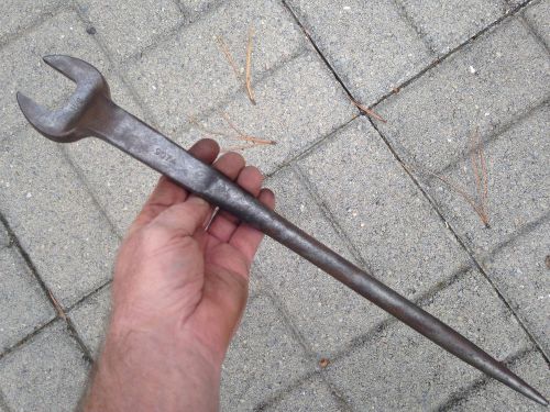 Jh williams  1-1/8&#034; offset spud wrench #207a. iron worker, steel worker. 17&#034;  vg for sale