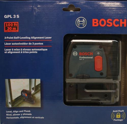 Bosch 3-Point Self-Leveling Lase Level GPL 3 S new in box