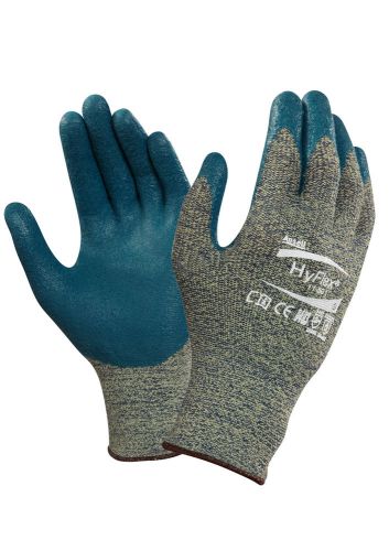 6 pr Ansell HyFlex 11-501 Superior Cut Protection Foam Nitrile Coating Glove Sz9