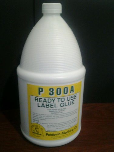 Potdevin ready to use label glue P300A 1 gallon
