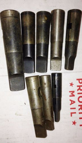 Drill sleeves taper lot of  split sleeves adaptors collis mixed brands for sale