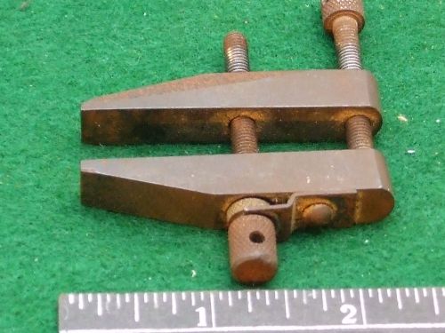 One Vintage Toolmaker’s, Machinist Parallel clamp, maker unknown..