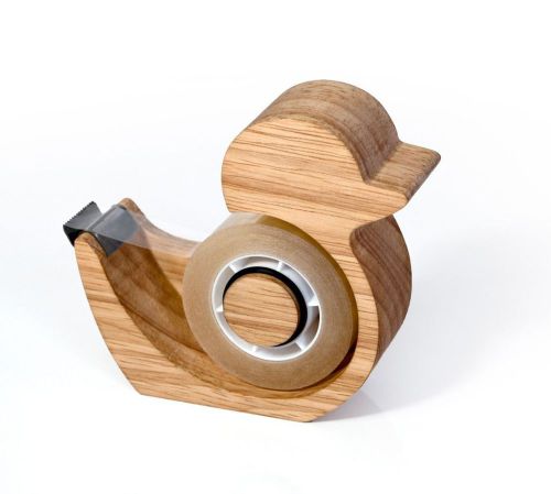 Quack Tape Dispenser, by Suck UK - Wood Desk Office Duck - FREE SHIPPING