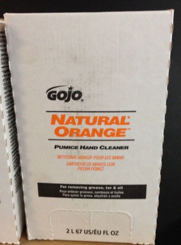 GOJO NATURAL ORANGE PUMICE HAND CLEANER 67 FL OZ BOX