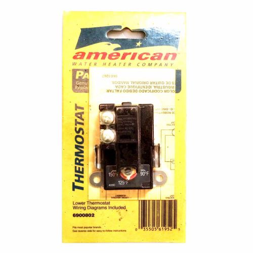 AMERICAN THERMOSTAT 6900802, Lower Thermostat Wiring