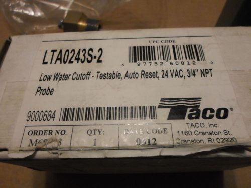 Taco LTA0243S-2 Electronic Auto Reset Low Water Cut-Off NEW