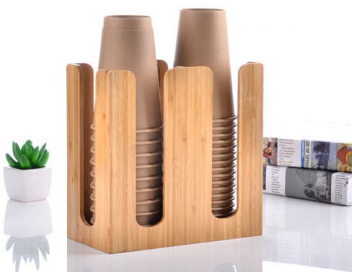 Paper Cup Lid Holder Dispenser Organizer Drink Coffee Shop Counter Display Stand