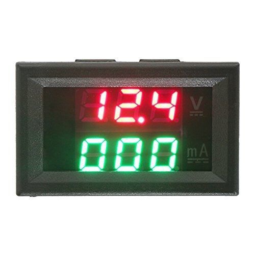 Drok? dual display digital dc voltmeter ammeter amp meter 0-999ma voltage meter for sale