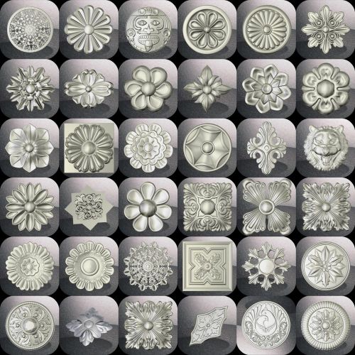 More than 40+ 3d STL Models - Collection for CNC relief artcam vectric aspire