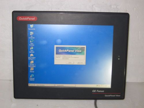 USED GE FANUC 12 INCH INTERM COLOR TOUCH QUICKPANEL VIEW ES1221 IC754VSI12CTD