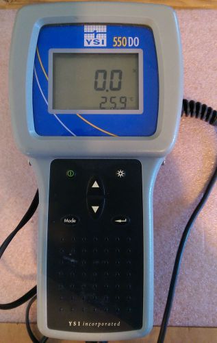 YSI 550DO Handheld Dissolved Oxygen Meter ***TESTED WORKING***