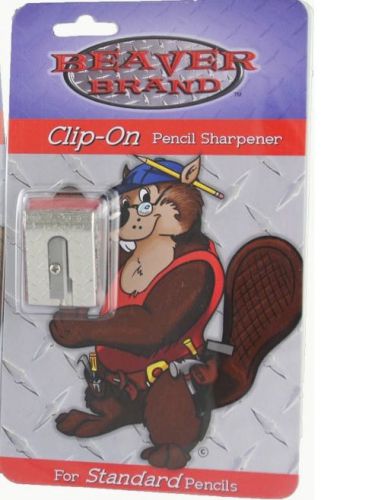 Clip On Pencil Sharpener for Standard Pencils with Replacement Blade