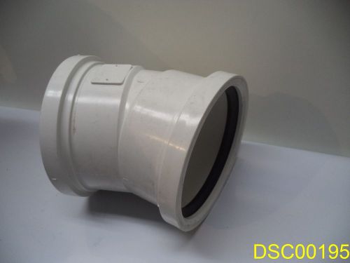 Sewer PVC Pipe Gasketed Multi Fittings brand: 22.5 degree Elbow 6&#034; G x G