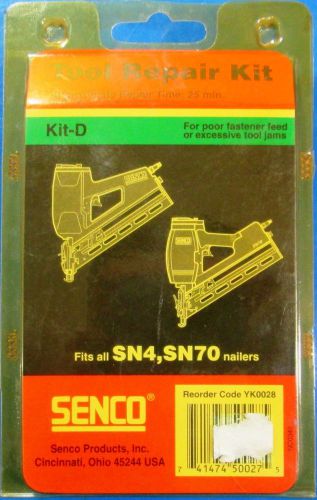 Senco SN4, SN70 Air Nailer Excessive Tool Jam Repair Kit D