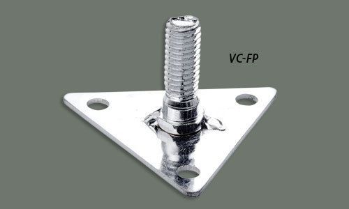 Winco VC-FP, Shelving Foot Plate with screws, 4-Set Pack